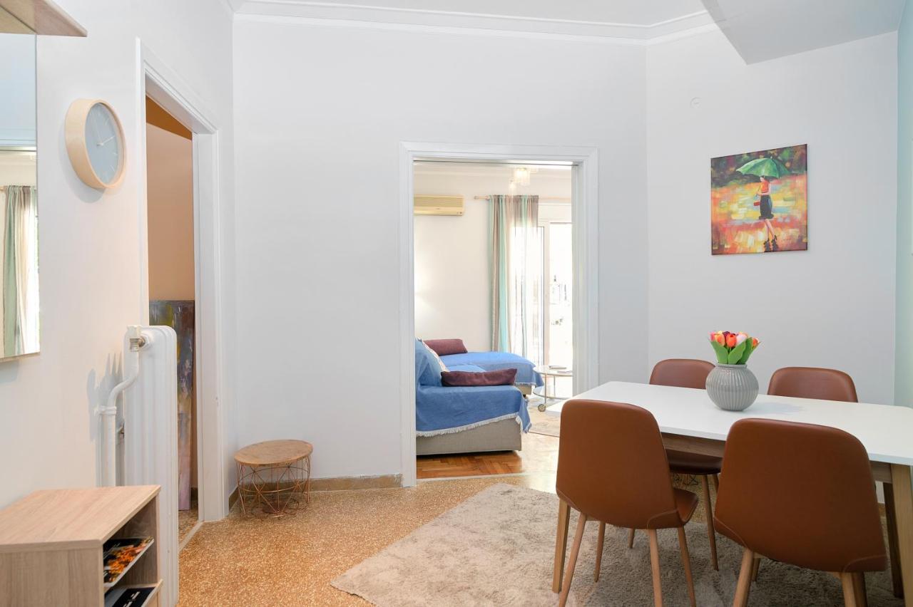 אתונה Venias Two-Bedroom Apartment Kallimarmaro And Zappeio Area מראה חיצוני תמונה
