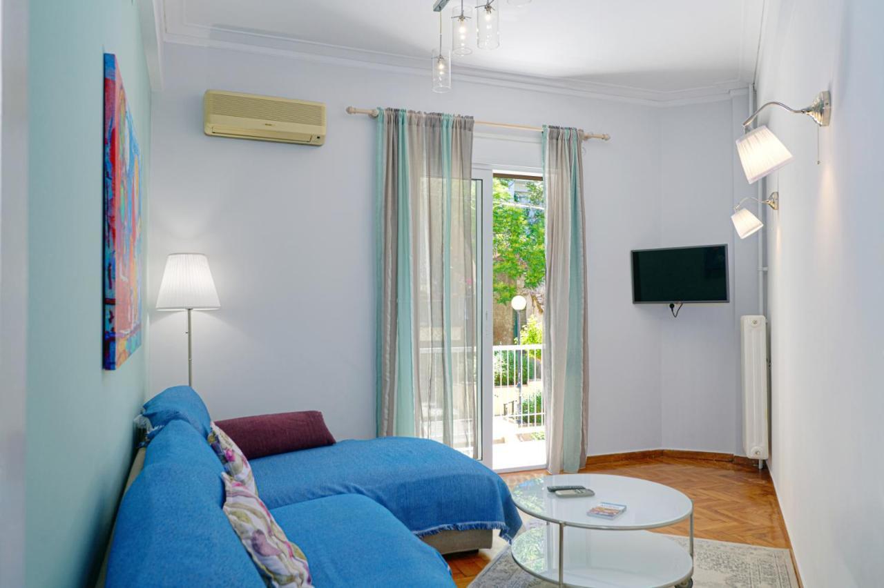 אתונה Venias Two-Bedroom Apartment Kallimarmaro And Zappeio Area מראה חיצוני תמונה